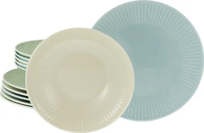Produktbild von CreaTable, 24033, Valencia Pastell, Tafelservice 12-tlg, Porzellan