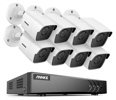 Produktbild von Überwachungskamerasystem - Überwachungskamera - Sicherheitskamera - 2K 5MP Kamera - CMOS - Für den Außenbereich