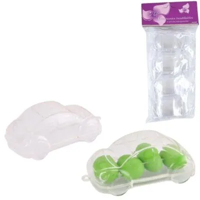 Produktbild von Kleiderbügel Auto transparent 8 cm 4 Stück | 48 Stück
