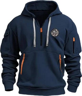 ASKSA Herren Hoodie Jogging Sport Slim Fit Schwarz 4XL