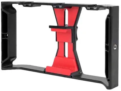 Produktbild von Smartphone-Videostabilisator 1 Stk, Aluminium, Mit 3 Cold Shoe Mounts, Für Vlogs Und Livestreams