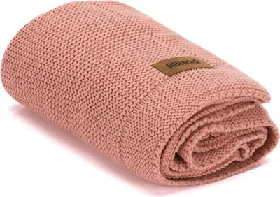 Produktbild von Fillikid Babydecke Strick 80x100 cm rosa