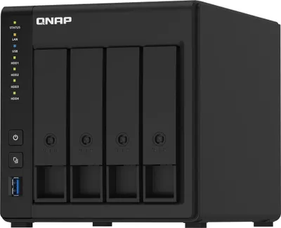Produktbild von QNAP TS-451D2, NAS, Tower, Intel® Celeron®, J4025, 4 GB, DDR4