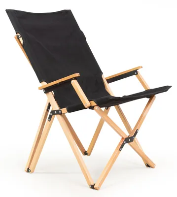 Produktbild von osoltus Holz Faltsessel Sessel Campingsessel Naomi Schwarz Buche