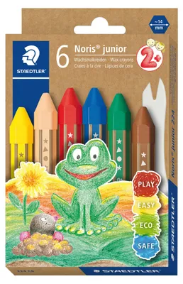 Immagine prodotto di STAEDTLER Wachsmalkreide Noris junior 6Stück Etui | 6 Stück im Set