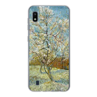 Produktbild von MuchoWow® Handyhülle Schutzhülle Hülle für Samsung Galaxy A10 Blühender Pfirsichbaum - Vincent van Gogh Silikon Softcase Handy Hülle - Schutzhülle