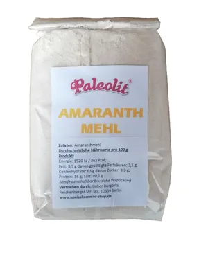 Produktbild von Paleolit Amaranthmehl 500g Amaranth fein gemahlen / glutenfrei