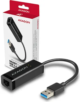Obrázek produktu pro Axagon ADE-SR, Kabel, USB, Ethernet, 1000 Mbit/s, Černá