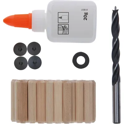Produktbild von 32-tlg. Holzdübel-Set, 8 mm