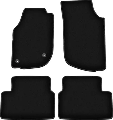 Immagine prodotto di Tappetini in velluto per Volvo 940 / 960 FL (1990-1998, berlina) neri, set 4 pz, con fissaggi