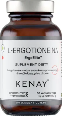 Produktbild von ErgoElite™ L-Ergothionein in veganen Kapseln - 60 Kapseln für Gesundheit und Vitalität