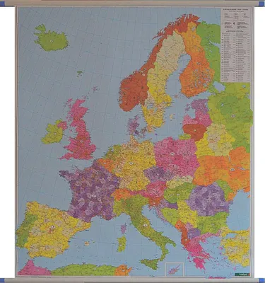 Produktbild von Europa-Wandkarte Postleitzahlen 1:3 700 000 Freytag & Berndt