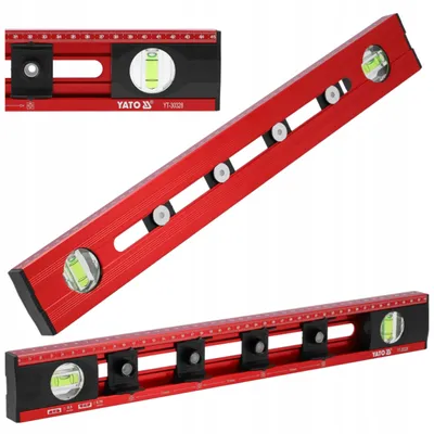 Obrázek produktu pro Yato YT-30328 Vodováha pro elektrikáře 450 mm hliníková 2 libely