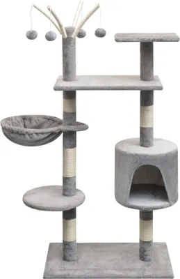 Produktbild von Katzen-Kratzbaum 125 cm Grau