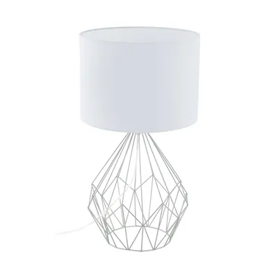 Immagine prodotto di Pedregal 1 lampada da tavolo cromo, bianco (LT)