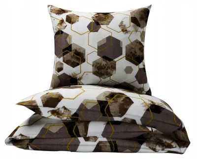 Produktbild von Nyks Flanel-Bettwäsche 160x200 Geometrisches Muster