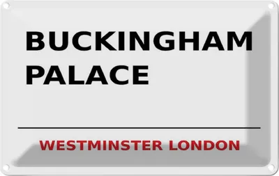 Produktbild von vianmo Blechschild 20x30 cm Street Buckingham Palace Straße Stadt