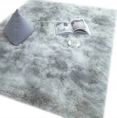 Produktbild von Plüschteppich Wohnzimmerteppich Plüsch 120 x 170 cm - Wohnzimmerteppich Flauschiger Shaggy Schlafzimmer Nachtvorleger Outdoor Teppich Shaggy