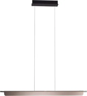 Obrázok produktu pre LED luster JO-JO čierno-sivý 40 W, odtiene bielej, 3845 lm, kov, rozmery: 195 x 124 x 6 cm, IP20, Maxlight