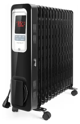 Produktbild von 2500W Ölradiator mit LCD-Display, 13 Rippen, 4 Heizstufen, Thermostat, Fernbedienung, Überhitzungsschutz – Energiesparende Elektroheizung