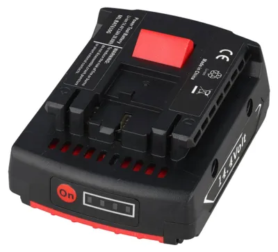 Produktbild von Akku kompatibel für Bosch GDR 14,4V-LI, GSR 14,4 VE-2-LI, Li-ion, 14,4V, 2000mAh, 28,8Wh, schwarz