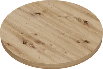Produktbild von Runde Gastro Tischplatte | Eiche Artisan | Durchmesser 70 cm