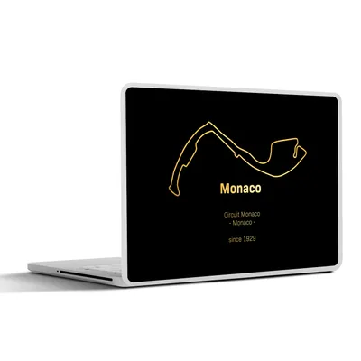 Produktbild von MuchoWow® Laptop Aufkleber Sticker Cover F1 - Rennstrecke - Monaco 30x22 cm - Laptop-Sticker