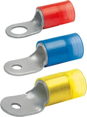 Produktbild von Klauke Quetschkabelschuh 25qmm isoliert 654/10 50 Stk