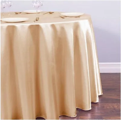 Runde Tischdecke 180 cm in einfarbig - Waschbar, knitterfrei und fleckenbeständig Tischdecke für Hochzeit, Feier und