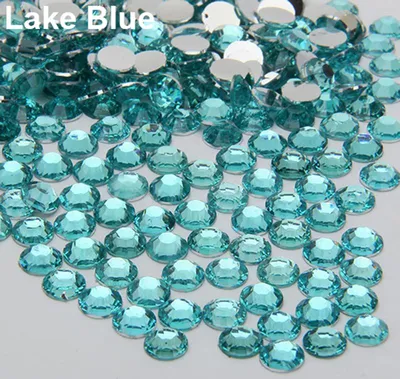 Produktbild von 2000 Stück Harz-Strasssteine mit flacher Rückseite zum Selbermachen, für Handyhüllen, Nagelaufkleber, 2/3/4/5 mm-blauer See,2mm
