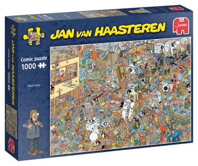 Produktbild von Jan van Haasteren schwarzer Freitag 1000 Teile Puzzle