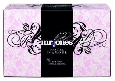 Produktbild von Mr Jones Hotel D Amour Rozen Thee (20 stuks)