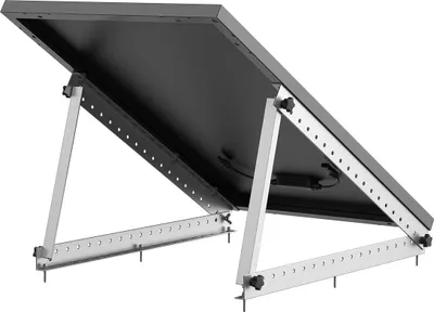 Image de Support de fixation inclinable ECOFLOW, pour panneaux solaires rigides de 100W, réglable de 0 à 90°, pour surfaces planes (sans panneau solaire), 1 pièce.