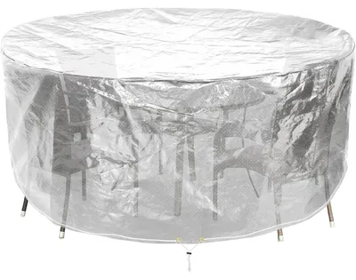Produktbild von Gartentischabdeckung wasserdicht 130x71cm Polyethylen Transparent