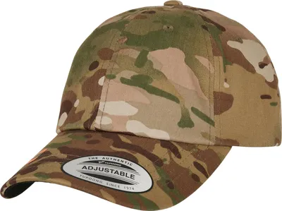 Image de Flexfit by Yupoong Multicam coton twill Dad casquette RW7577 (taille unique) (Multicam)