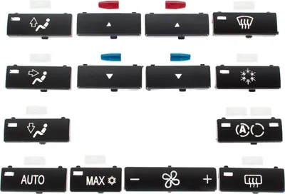 Produktbild von 14 Teilig Innenraum Schalter Abdeckung Set für BMW E39 / X5 E53