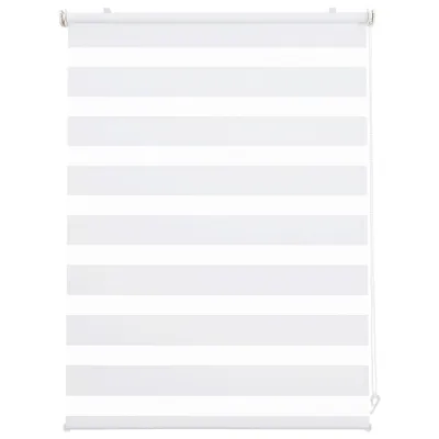 Produktbild von Doppelrollo 95x210cm Weiß Duo Rollo Klemmfix ohne Bohren Jalousie Rollos für Fenster und Tür