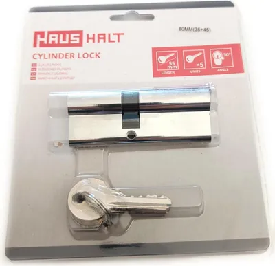 Produktbild von Zylinderschloss 80mm 35+45 Türzylinder Profilzylinder Schloss