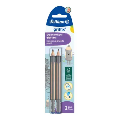 Produktbild von Pelikan 817028, B, Beige, Grau, Dreieckig, 3,5 mm, 140 mm, 2 Stück(e)