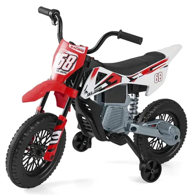 Obrázok produktu pre 12V detský elektrický motocykel s odnímateľnými pomocnými kolesami