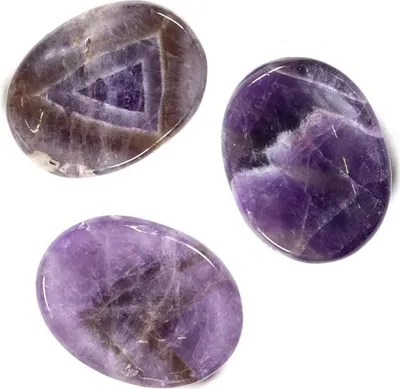 Immagine prodotto di Worry Stones Ametista - Confezione Da 3 Pz. 3,5 Cm