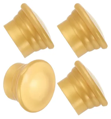 Image de Embouts de tringle à rideaux - Lot de 4 - Pour rails à rideaux - Or