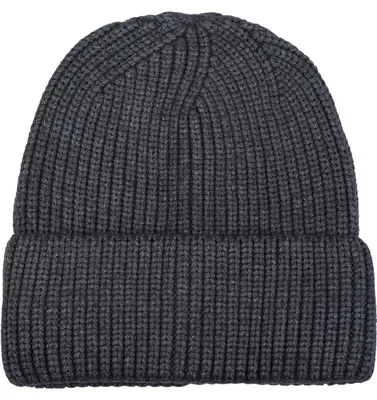 Produktbild von styleBREAKER Damen Beanie Mütze Feinstrick mit breiter Krempe | Elegante Wintermütze Rippstrick | Weicher Wollmix für Herbst & Winter | Warme Strickmütze One Size