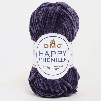 Produktbild von DMC Happy Chenille – Chenille-Garn aus 100 % Polyester (Farbe 33)