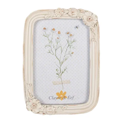 Produktbild von Clayre & Eef Bilderrahmen 10x15 cm Beige Kunststoff
