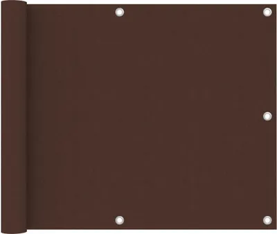Produktbild von Balkon-Sichtschutz Braun 75x400 cm Oxford-Gewebe
