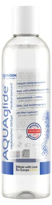 Immagine prodotto di JOYDIVISION Aquaglide Natural 300 ml – lubrificante premium a base d’acqua | dermatologicamente e delicato sulla pelle | Senza profumo, coloranti o parabeni | compatibile con il lattice