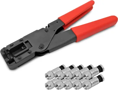 Produktbild von ARLI Kompressionszange + 10x F Kompressionsstecker