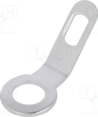 Produktbild von 10x Lötverbinder Ring 0,5mm M3 verbert schraubbar  Messing 61-2203-11/0090 -Lötansc