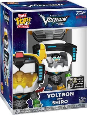 Produktbild von Voltron - Voltron with Shiro Bitty Pop! Bot Funko